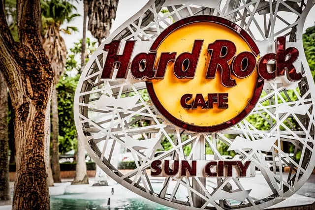 Enseigne du Hard Rock Cafe de Sun City