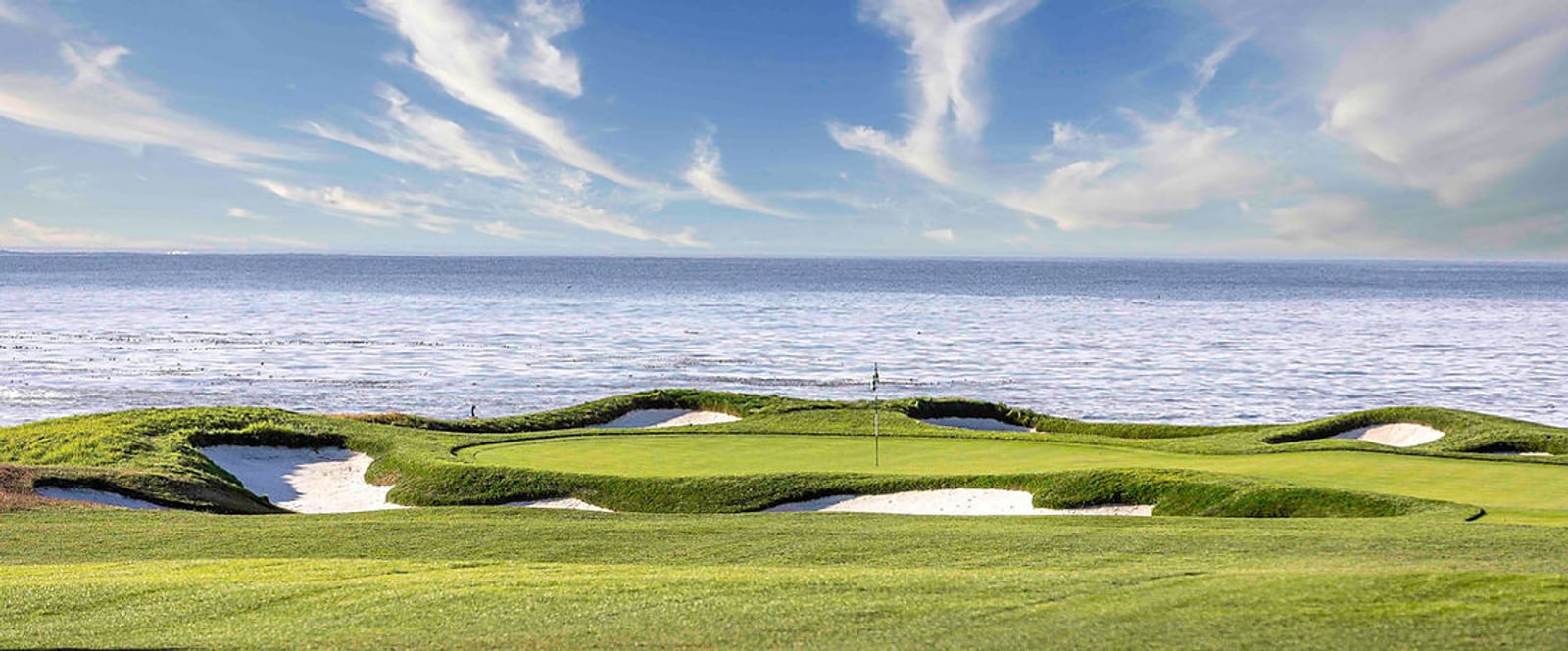 Parcours de golf en bord de mer