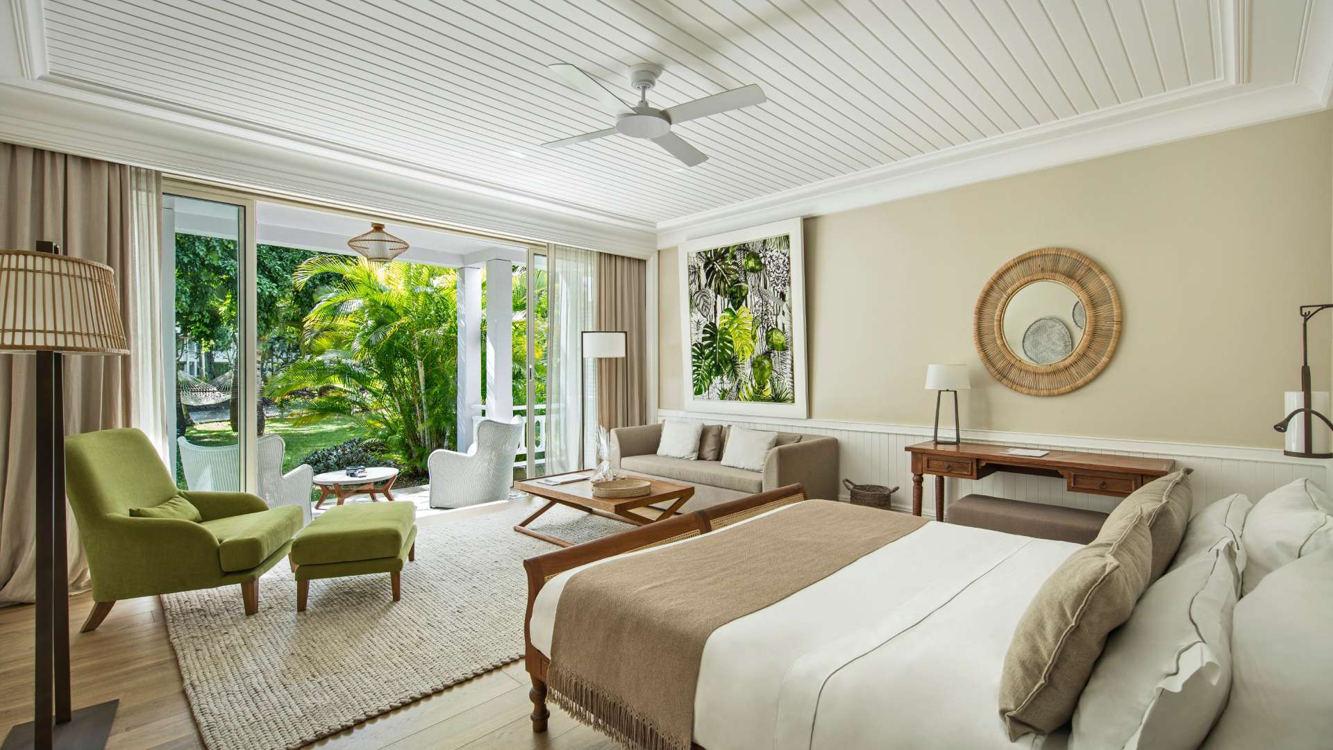 Suite Deluxe Vue Jardin du Heritage Le Telfair
