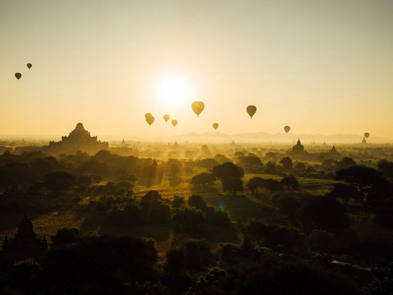 Vol en montgolfière