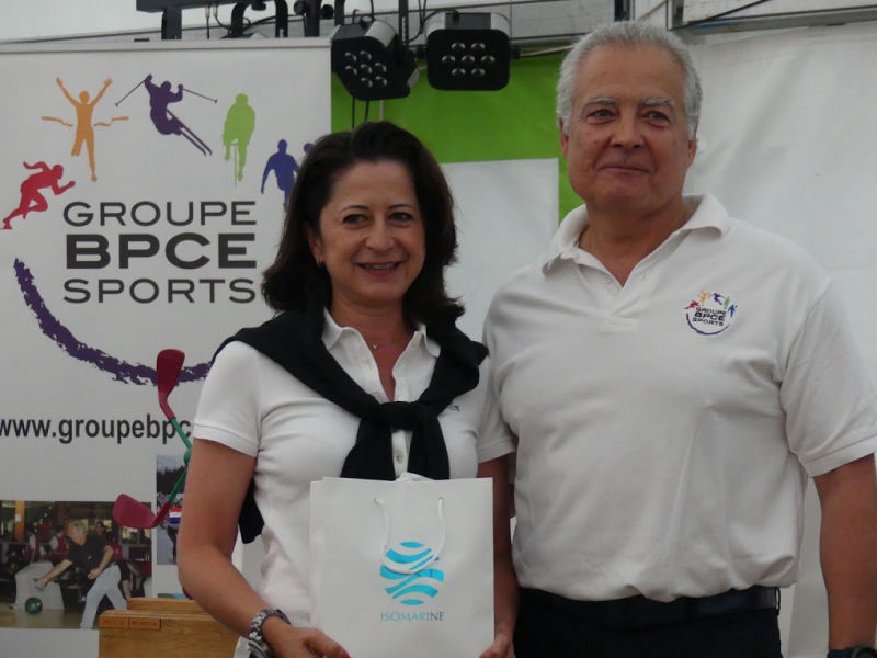 Couple de gagants des 29ᵉ Challenge de Golf  Groupe BPCE Sports