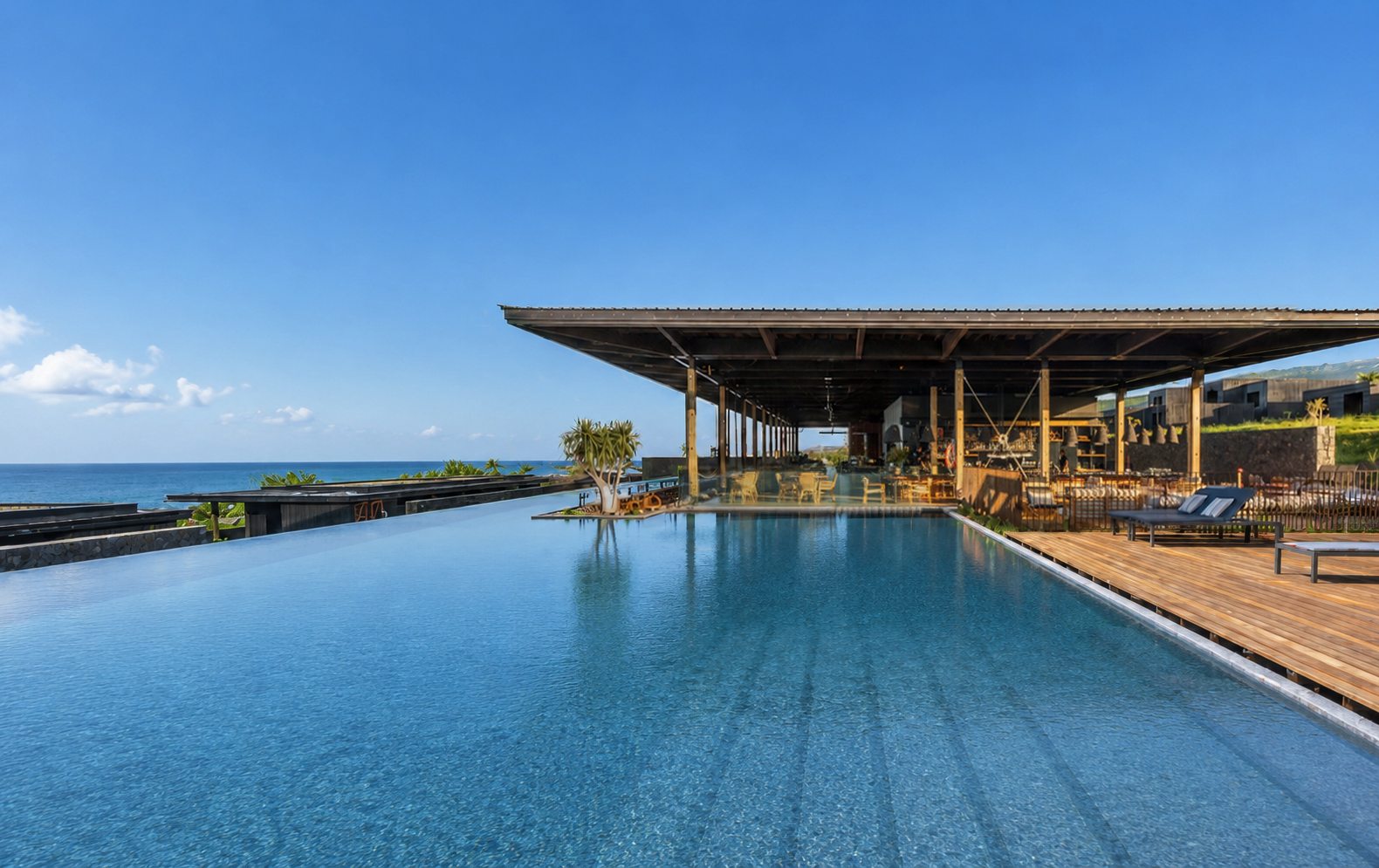 Piscine du Wood Hotel & Spa à l'île de la Réunion