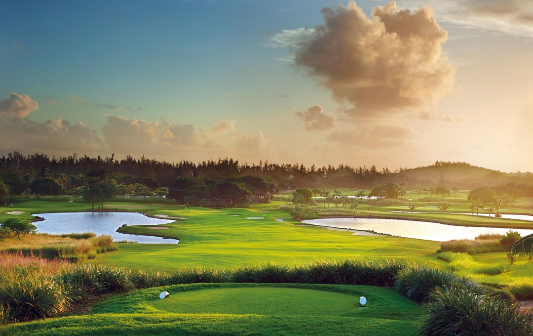 Le trou numéro 9 du Château Golf Course à Bel Ombre
