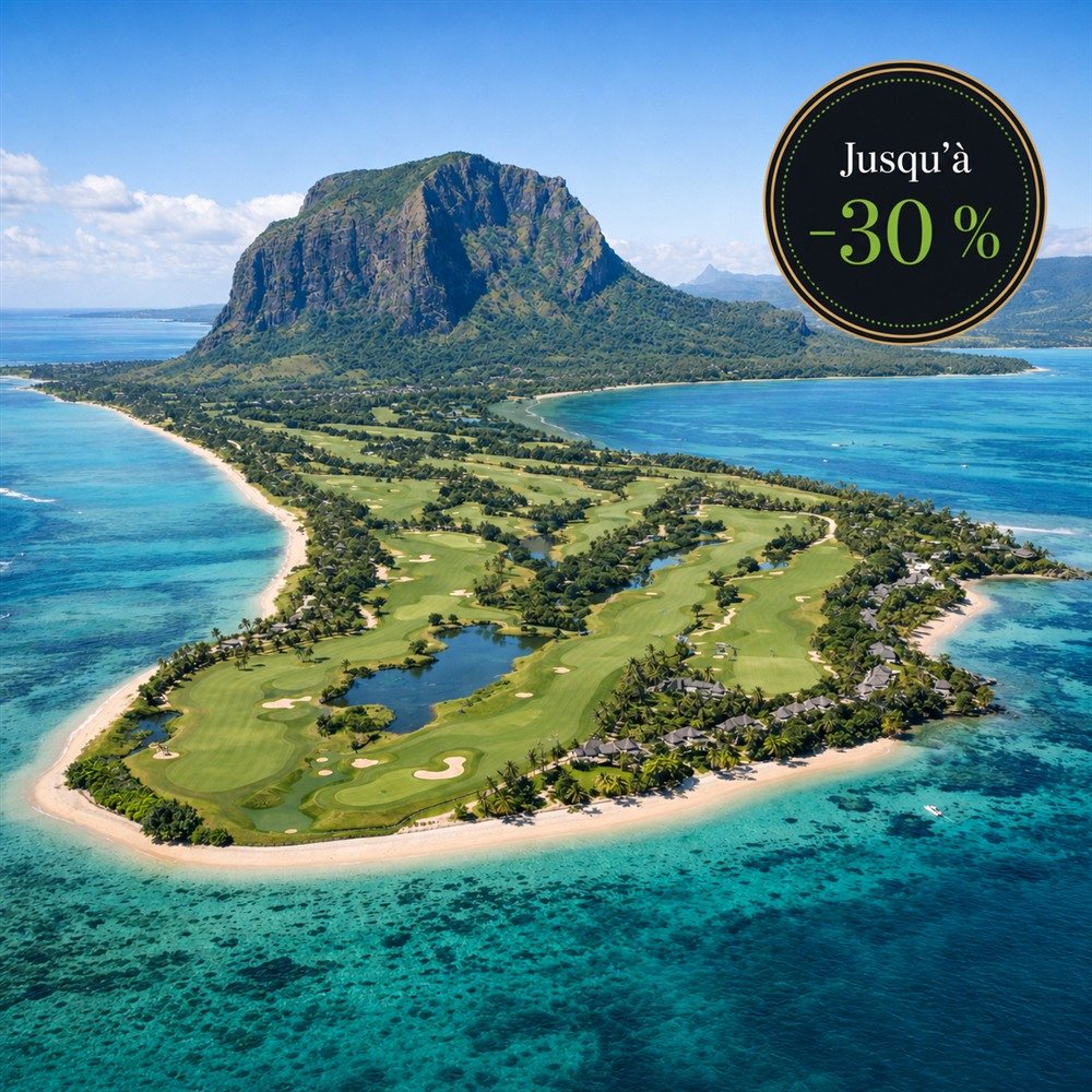 Paradis Beachcomber Golf Resort & Spa à l’Île Maurice, offre jusqu’à -30 %