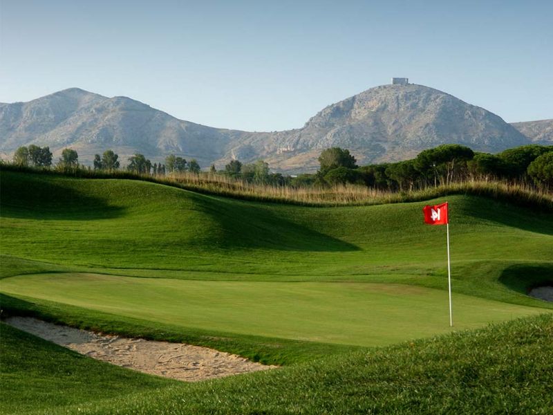 Drapeau Bunker Vue Montagne