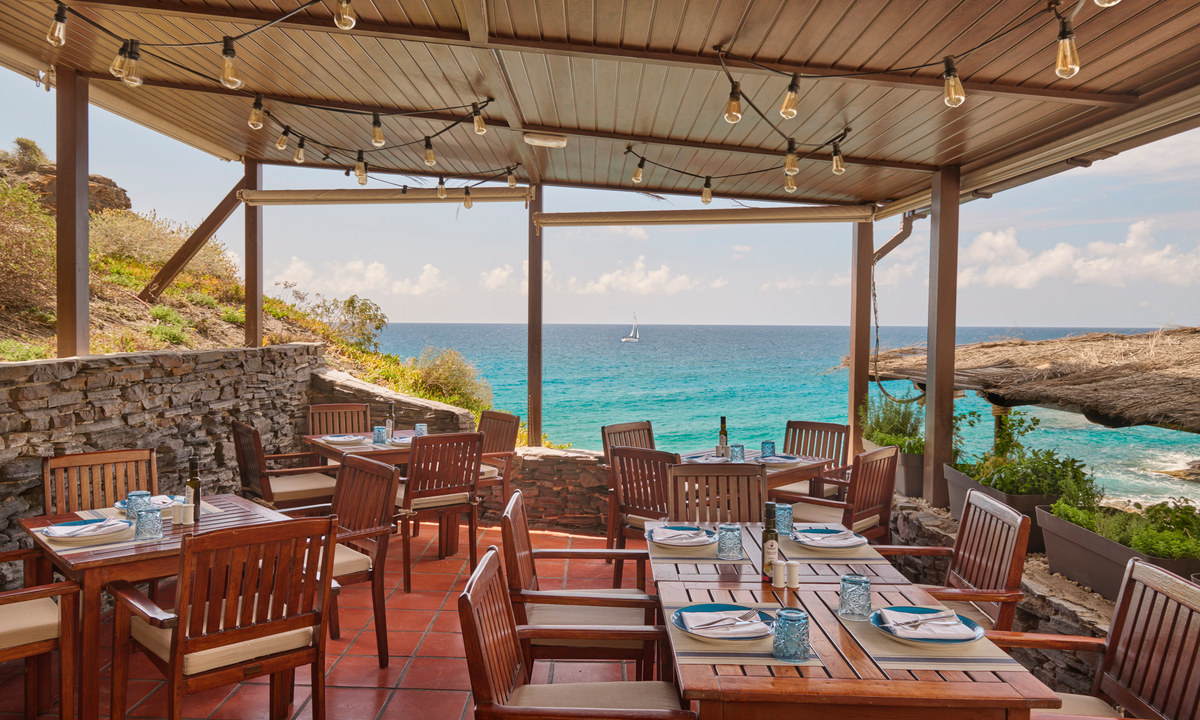 Restaurant La Cala face à la mer au Grand Hyatt La Manga Club