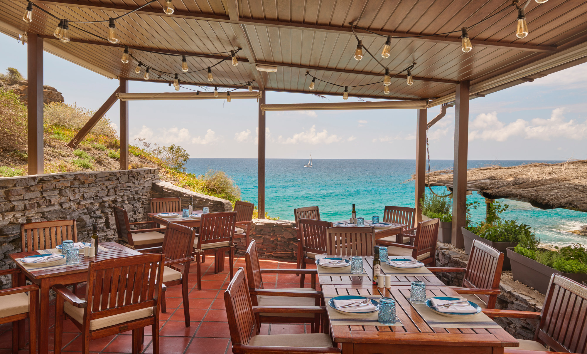 Restaurant La Cala face à la mer au Grand Hyatt La Manga Club