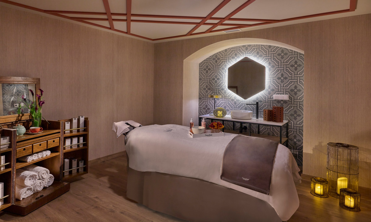 Cabine de soin du spa du Grand Hyatt La Manga Club