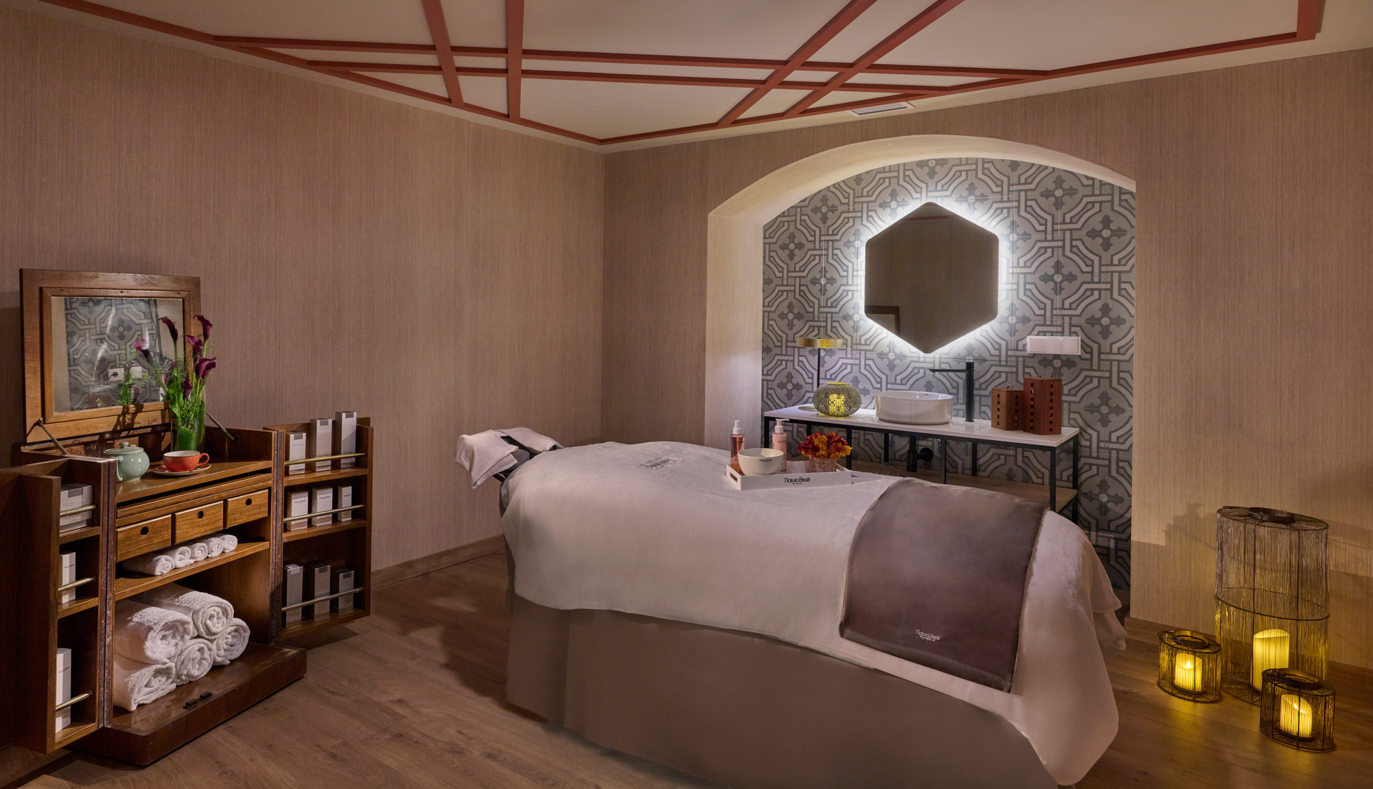 Cabine de soin du spa du Grand Hyatt La Manga Club