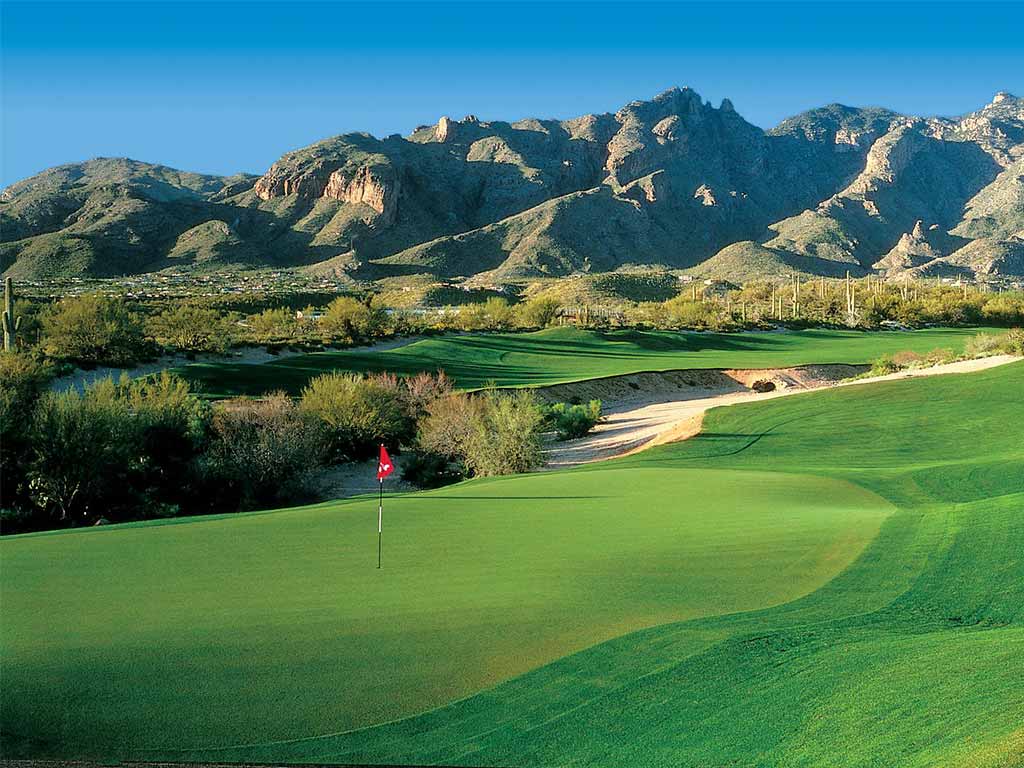 Bunker, green et montagne