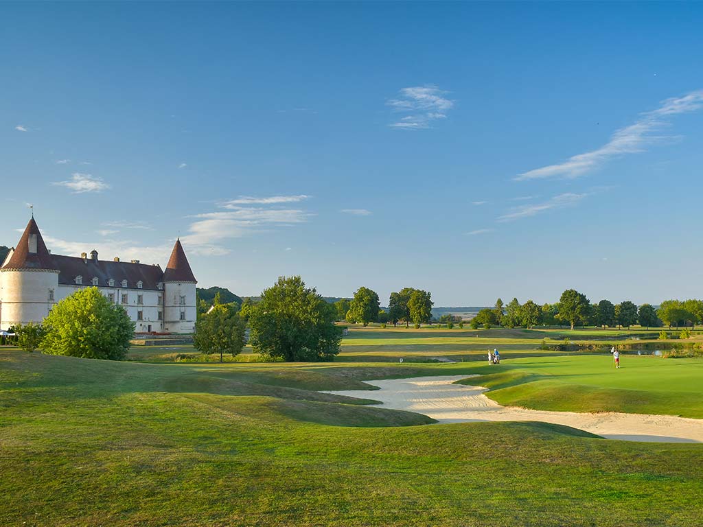 Green, bunker et château de Chailly