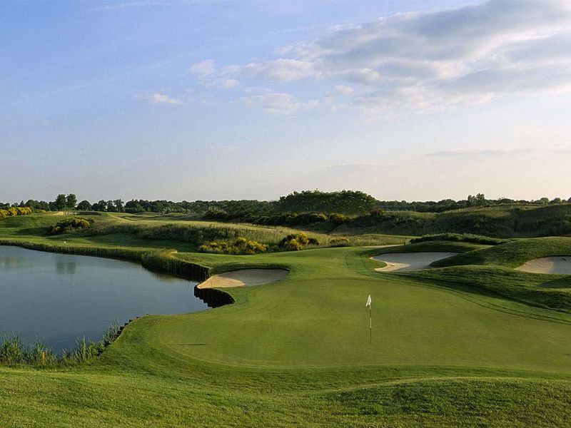 Bunker et ambiance nature du Golf national