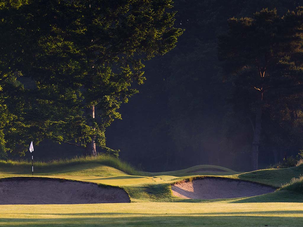 Brume matinale sur le golf de Saint-Germain