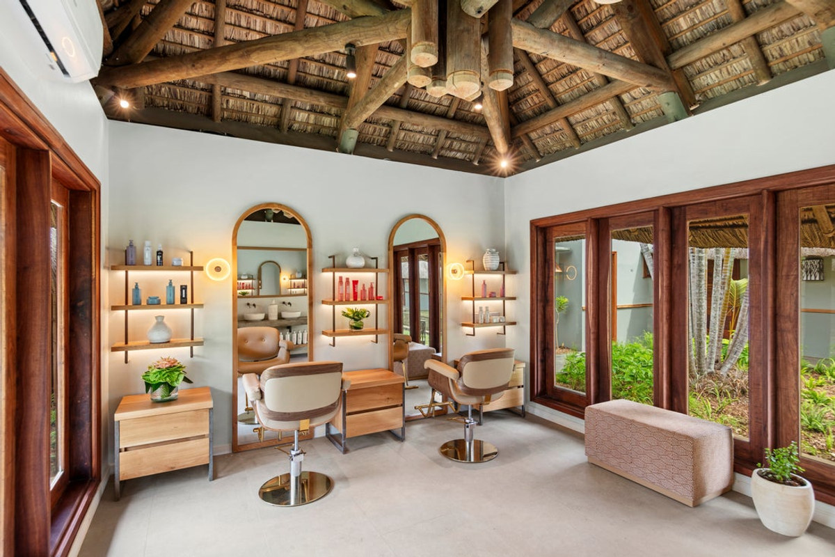 Salon de beauté du spa de l’hôtel Heritage Awali