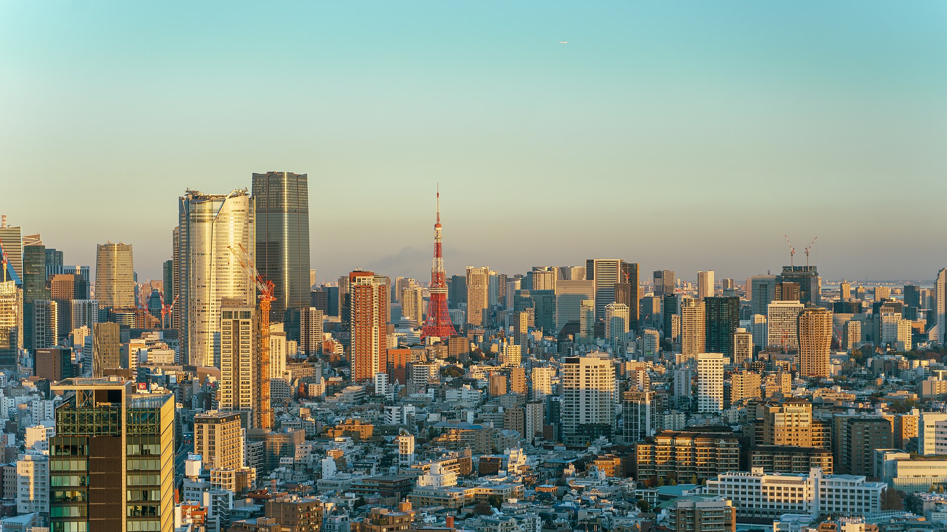 Panorama urbain de Tokyo
