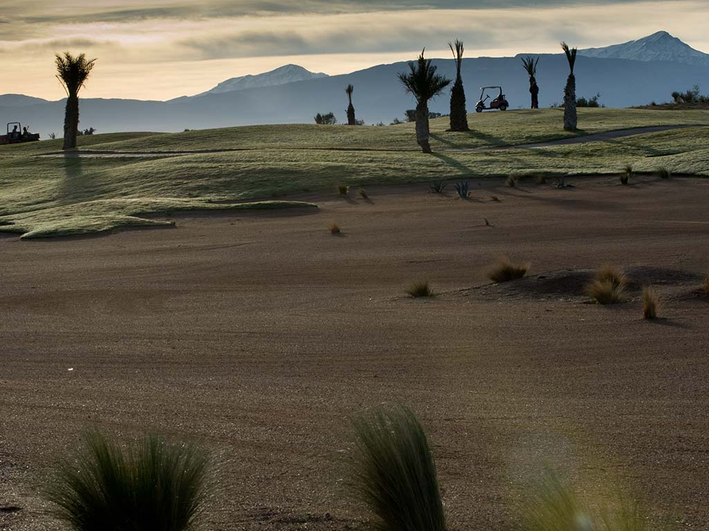 Bunker et Green Vue Montagne