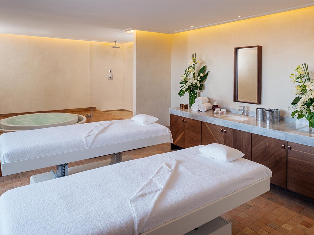 Spa avec lits de massage