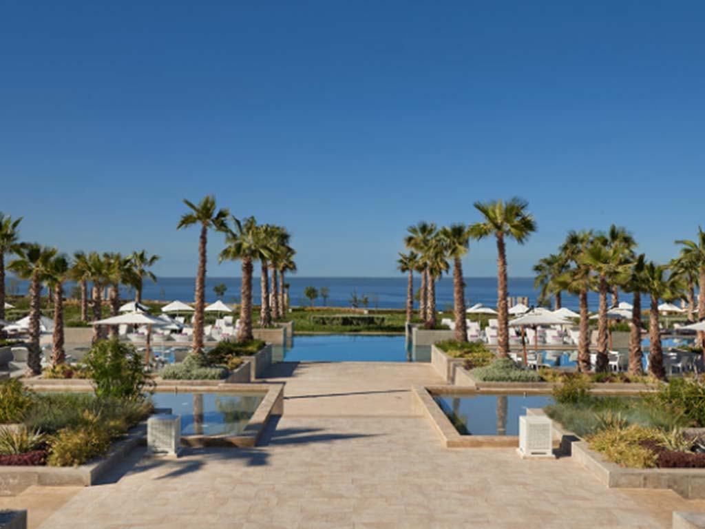 Terrasses et piscines et vue sur l'Océan