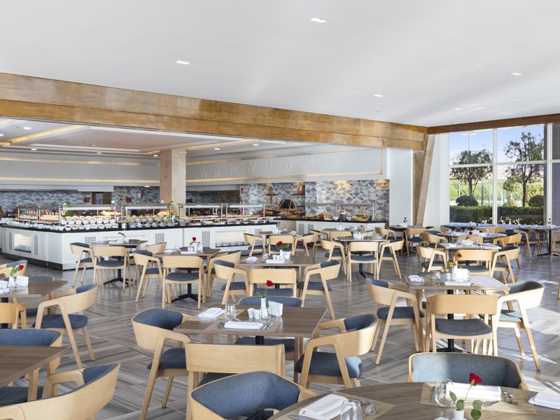 Salle du restaurant Culina au White Beach Resort Taghazout