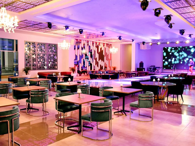 Salle du restaurant Azha au White Beach Resort Taghazout