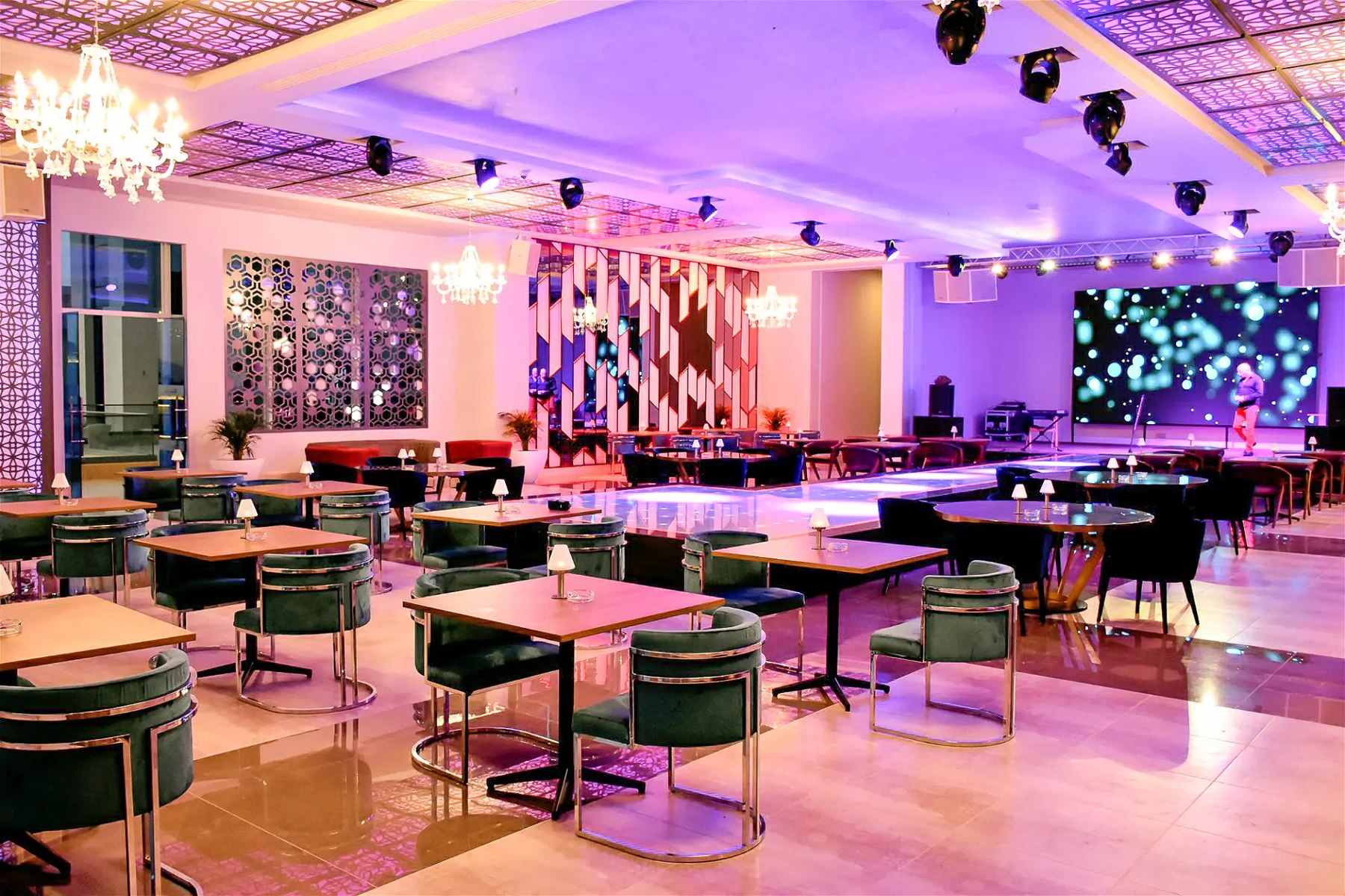 Salle du restaurant Azha au White Beach Resort Taghazout