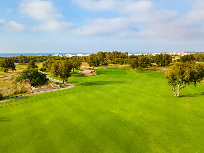 Vue en Drone du Golf