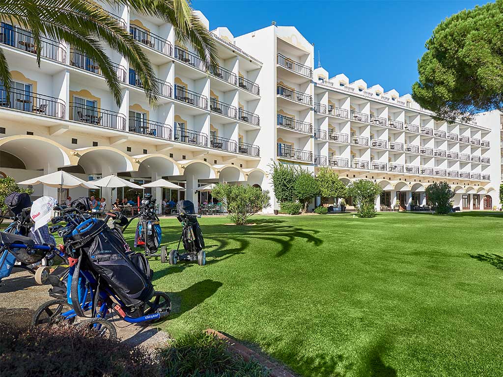 Départ Parcours sur l'hôtel Penina