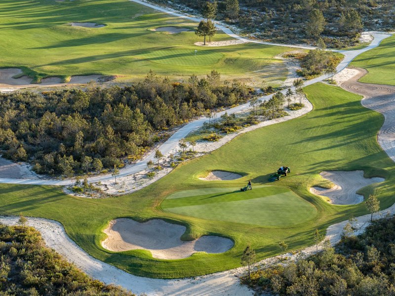 Fairways et bunkers vus du ciel — Torre Course