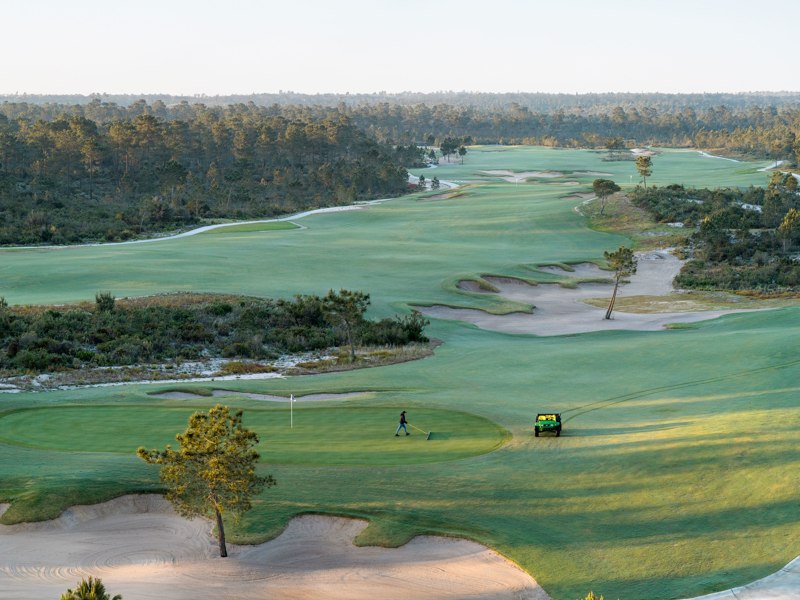 Green dans le paysage naturel — Torre Course