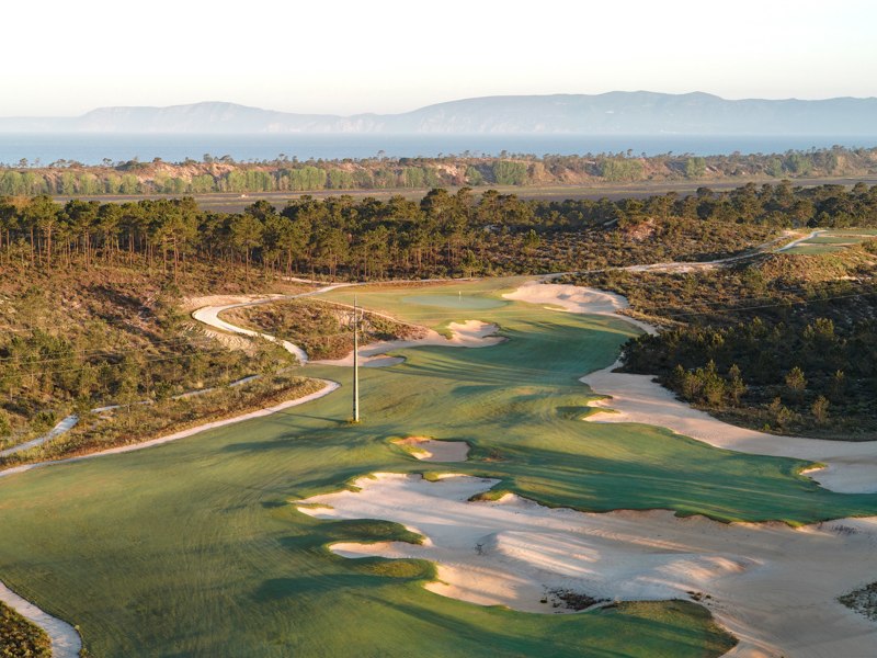Vue du parcours et des bunkers — Torre Course