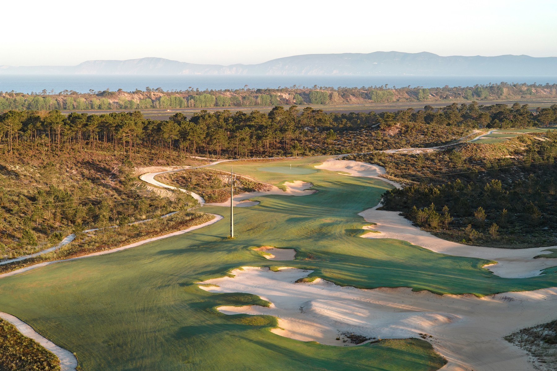 Vue du parcours et des bunkers — Torre Course