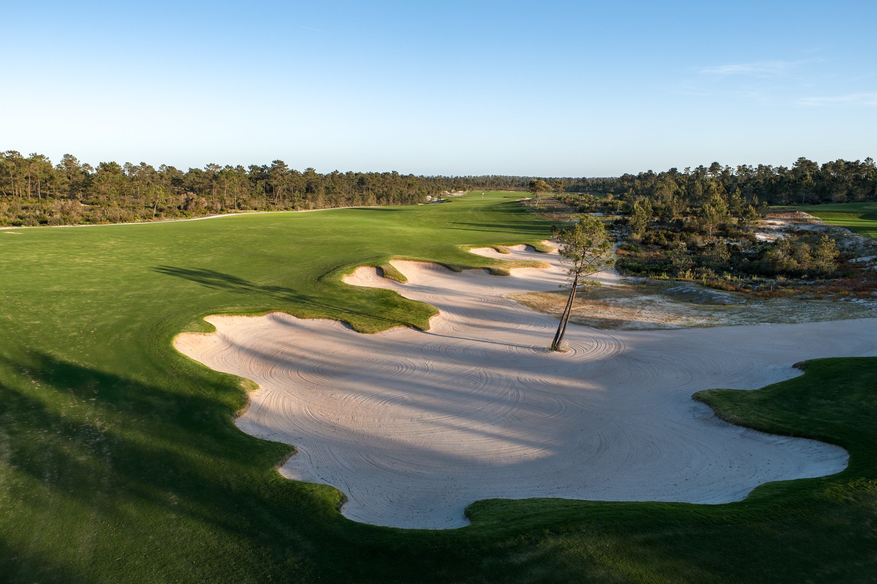 Green et bunkers de sable — Torre Course