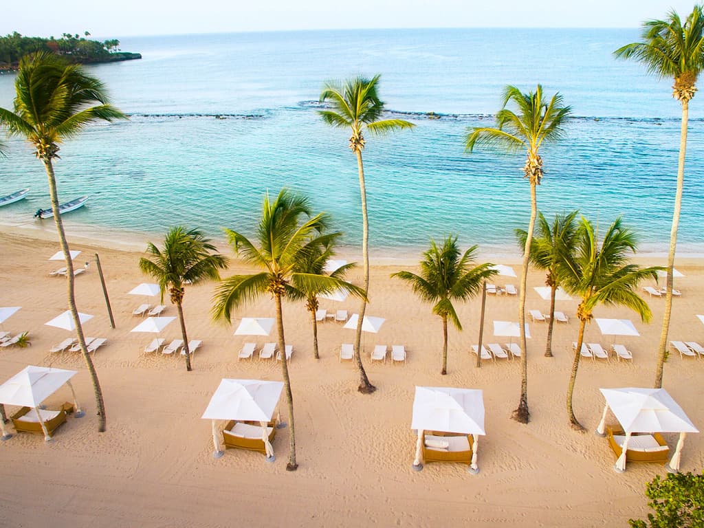 République Dominicaine | Casa de Campo | Vue en drone de la plage