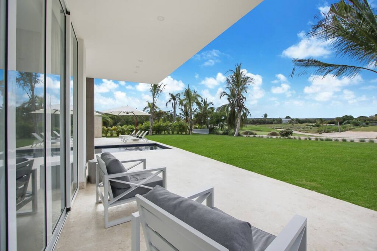 Vue depuis une chambre sur le golf