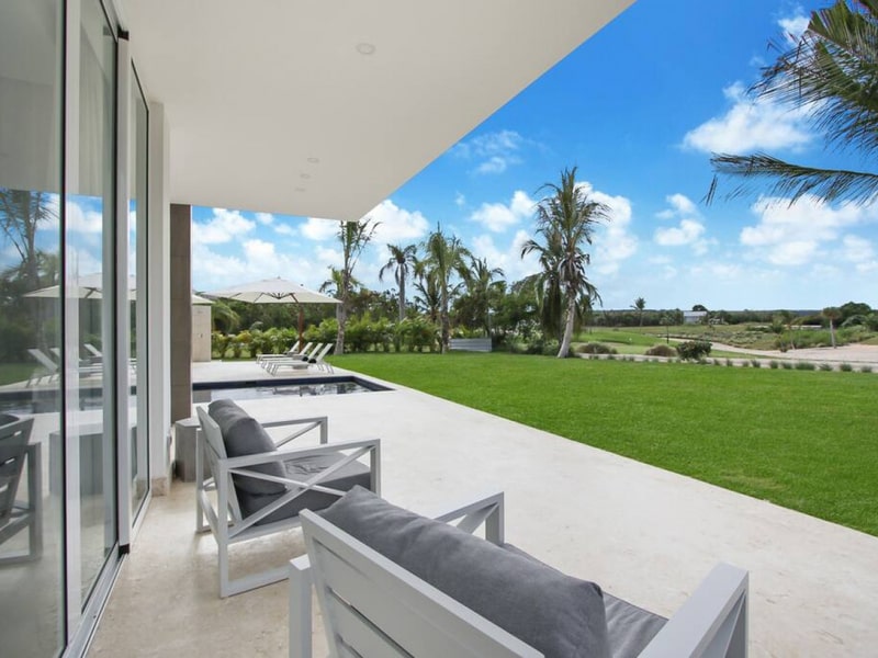 Vue depuis une chambre sur le golf