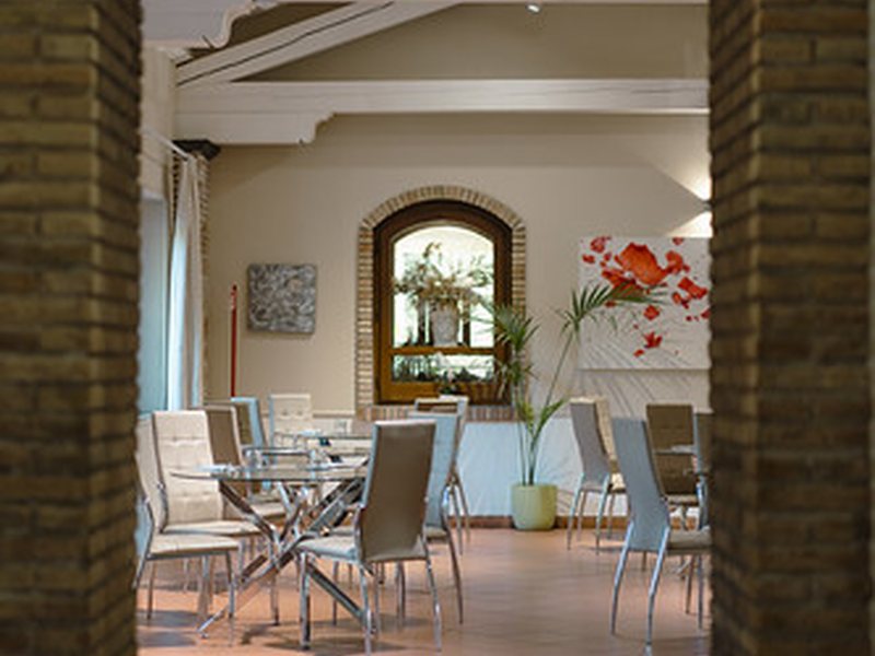 Terrasse du restaurant Palmento au club-house
