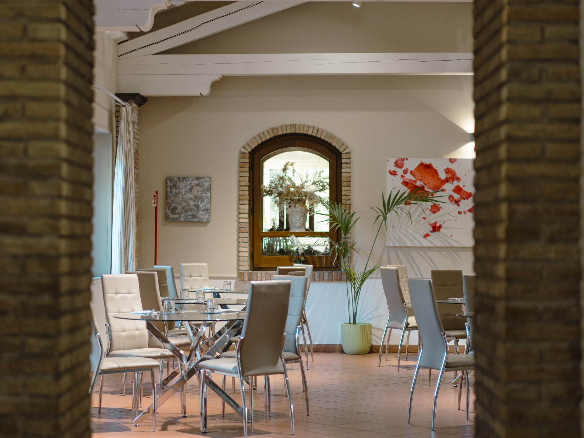 Terrasse du restaurant Palmento au club-house