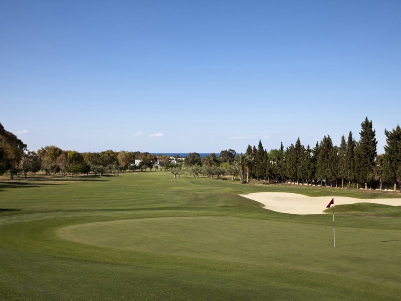 Green et bunker du golf El Kantaoui
