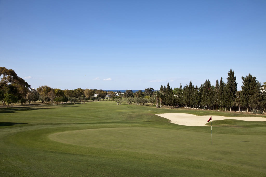 Green et bunker du golf El Kantaoui